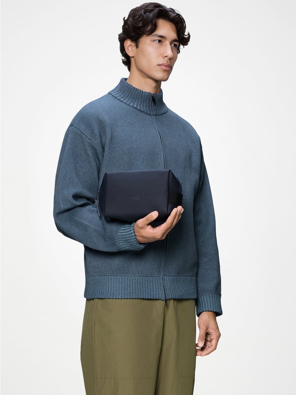 Rains Wash Bag Small Navy